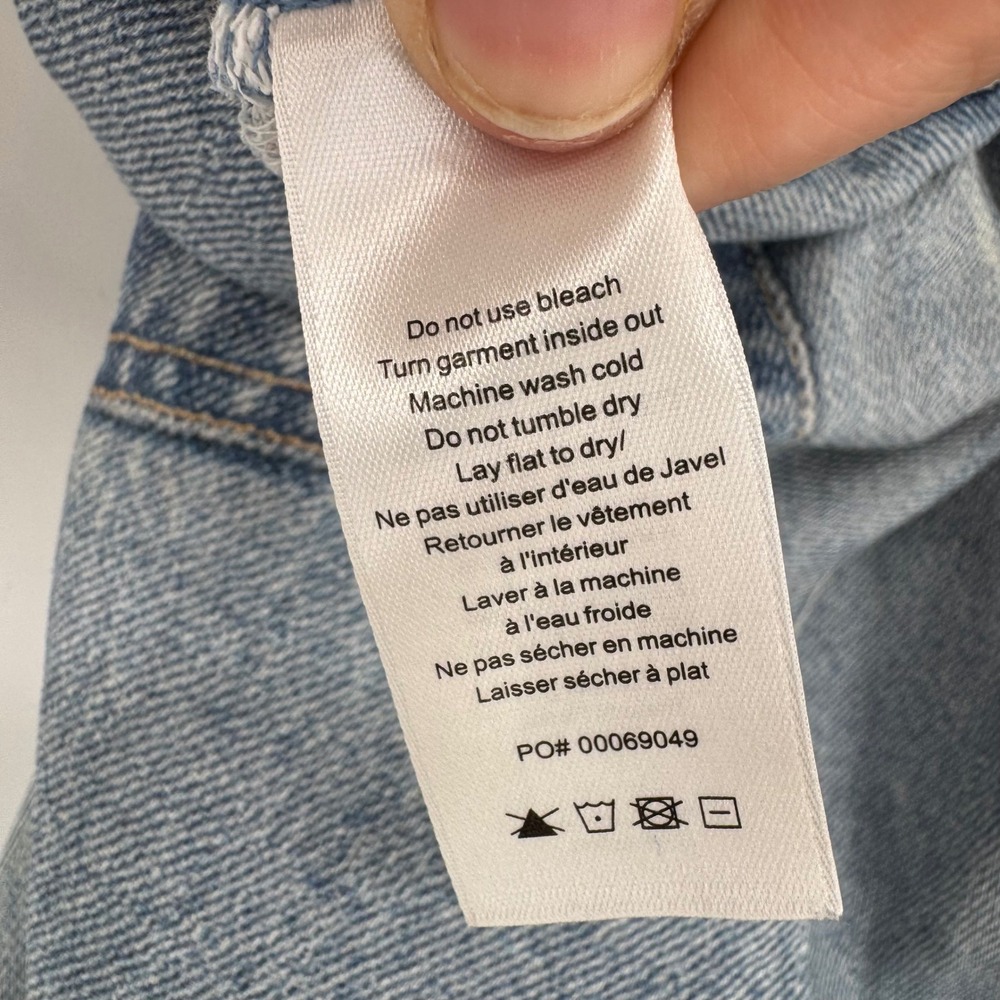 rag & bone Light Blue Wide Leg Jeans - Picture 14 of 14